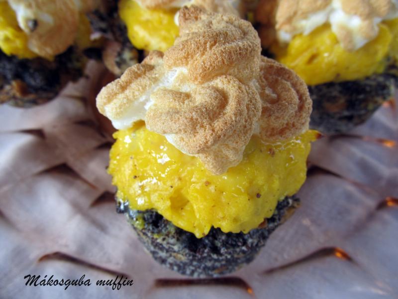 Mákosguba muffin